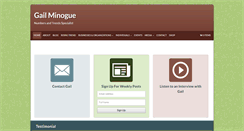Desktop Screenshot of gailminogue.com